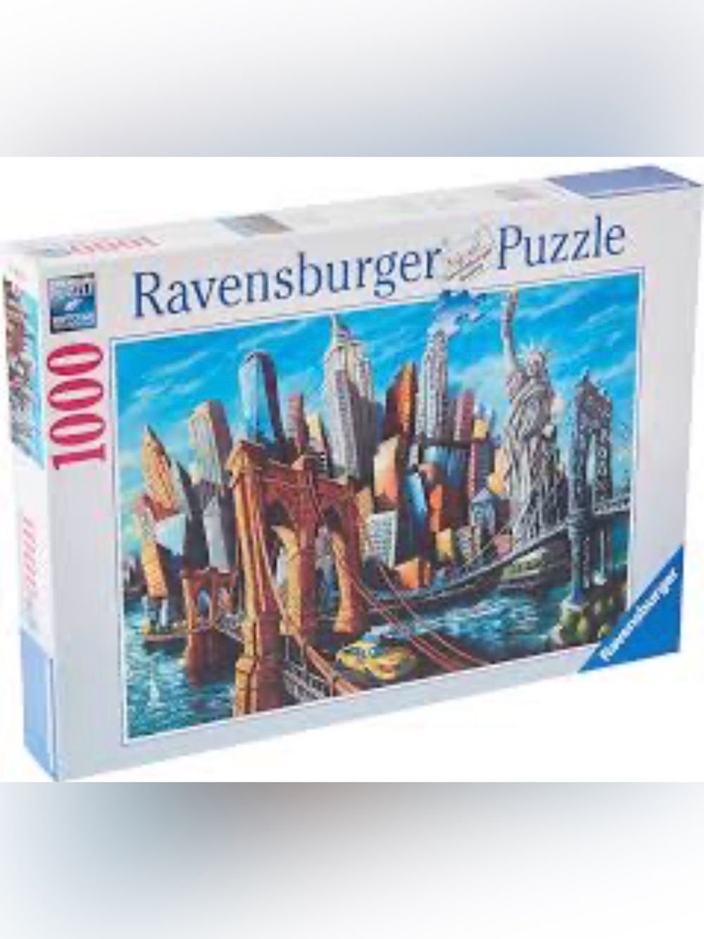 Ravensburger 1000-Piece Cityscape Jigsaw Puzzle - Multi-Color New/Sealed